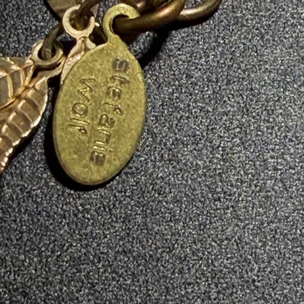 Stephanie Wolf Gold Leaf Multi-Strand Women's Necklace - Picture 2 of 6